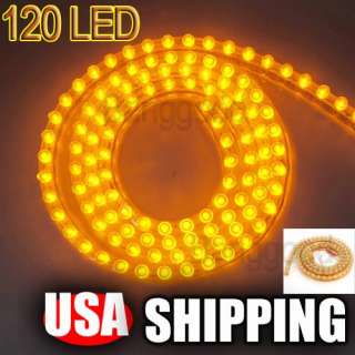 NEW 12V 120 CM LED WATERPROOF PVC STRIP LIGHT BULB USA  