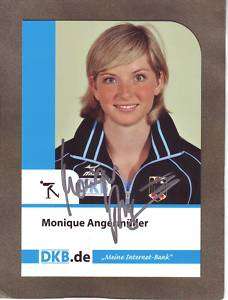 Monique ANGERMÜLLER   Bronze Jun. WM 2002 Eisschnelll.  