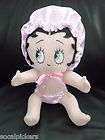 Betty Boop Baby with Pink Satin Bonnet and Diaper