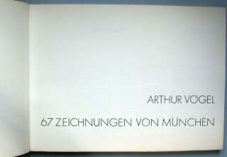 Arthur Vögel 67 Zeichnungen von München Exemplar 387  