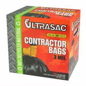 Ultrasac 3 Mil Contractor Bag (50 Count) HMD 719963 