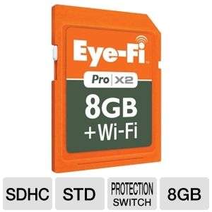Eye Fi Eye Fi Pro X2 8GB Wi Fi SDHC™ Memory Card 