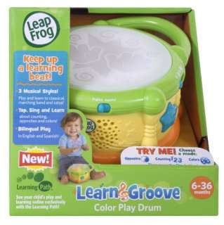 LeapFrog Learn and Groove Color Play Drum 708431100633  