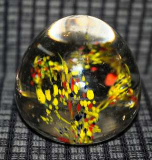Glass Decorative Paper Weight Paperweight India Vintage  