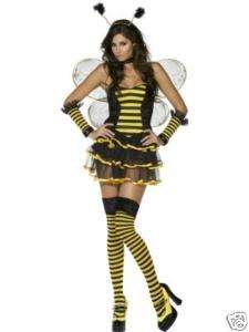 Sexy Bienenkostüm Kostüm Biene Tierkostüm 9 tlg. 44/46  