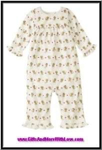 Gymboree NWT GLAMOUR KITTY RUFFLE ROMPER OUTFIT 0 3 m  