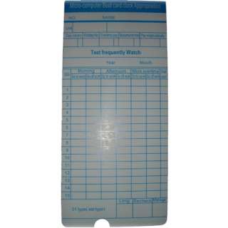 100pcs Time Cards for Employee Payroll Time Clock Recorder