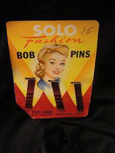 Bob Pins / Vintage Old Fashioned Bobby Pins  