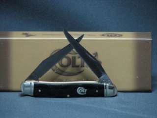 New Colt Titanium Muskrat Knife Smooth Black.CT315  