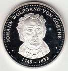 MEDAILLE Johann Wolfgang von Goethe 1749 1832 Deutsch