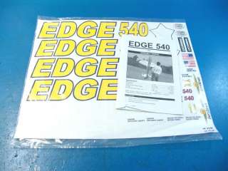 Seagull Edge 540 180 size ARF R/C RC Airplane Kit SEA5550 MS26 B 