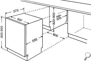 BAUKNECHT Spülmaschine GSXS 4000 Vollintegriert 60cm  