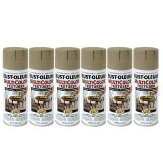   12 oz. Gloss Desert Bisque Multicolor Textured Spray Paint (6 Pack
