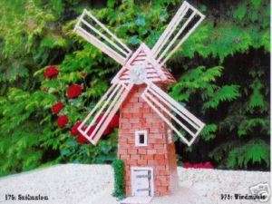 977 COMPACT Ziegelbausatz Windmühle NEU  