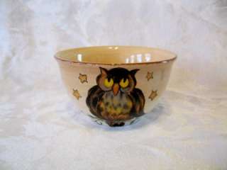 NEW Tabletops Lifestyles WICKED HOLLOW Owl Handcrafted Bowl  