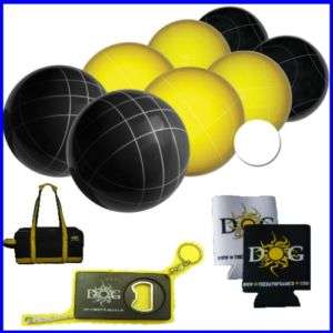 107mm Bocce Ball Set (Resin)   NEW outdoor game w/ case  