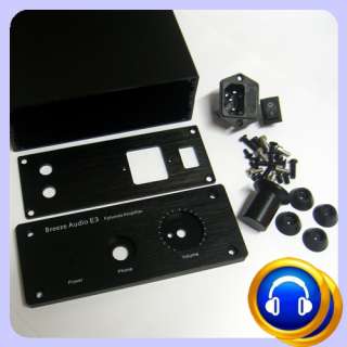 Full Aluminium Chassis DIY Audio Mini Headphone Amplifier Enclosure 