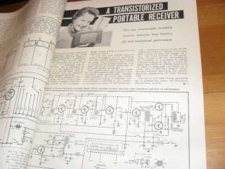 Raytheon FM 101 8 TP 1 Transistor Radio INTRO in 1955  