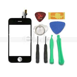 New Black Replacement Glass Touch Screen Digitizer + Tools For Apple 