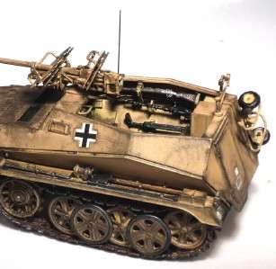 35 Built WWII German Halftrack Sd.Kfz. 250/11 le SPW w Panzerbuchse 