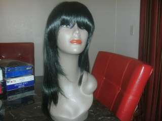 NWT Zury Long Black synthectic wig Jolie color 1B  