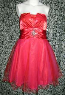   RED Tulle Prom Wedding Special Occasion Dress Plus size 22 24  