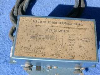   condition Service Switch Assembly used in the Seeburg LPC1 and LPC480