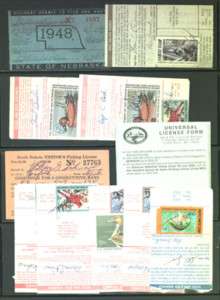 Hunting & Fishing Stamp and License Collection  