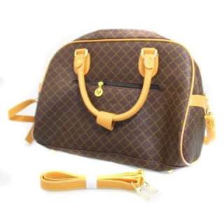 Monte Lovis Tasche Damentasche Elegante Braune Handtasche für Damen 