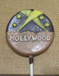 Hollywood Scene Chocolate Lollipops Favors  