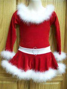 NWT Ms Santa Claus Red Velvet Costume Dress CH 8  