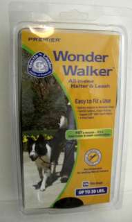   NEW PREMIER WONDER WALKER ALL IN ONE DOG HALTER & LEASH 25 LBS. & OVER