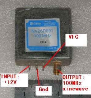 Bliley 100 Mhz Voltage Controll Crystal Oscillator OCXO  