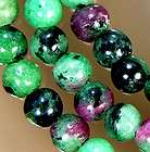 4mm Natural Ruby Zoisite Round Beads 15 5  