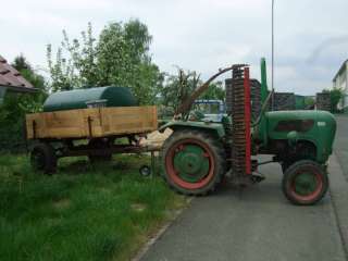 Schlepper Holder B12 in Hessen   Greifenstein  Anhänger 