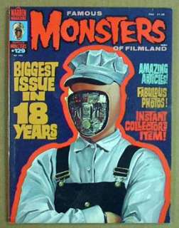 1976 FAMOUS MONSTERS FILMLAND#129 Mag Dracula/Daleks  