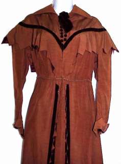 1880S VICTORIAN TURN OF CENTURY DRESS ODETTE MYRTIL  