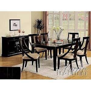  Acme Furniture Black Finish Dining Table 04760