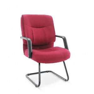  Alera  Stratus Series Guest Chair, Burgundy Fabric 