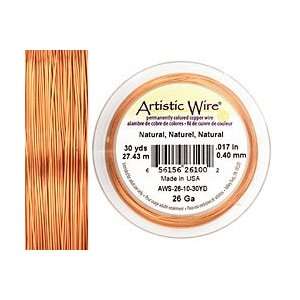  Artistic Wire Natural 26 gauge, 30 yards Supplys Arts 