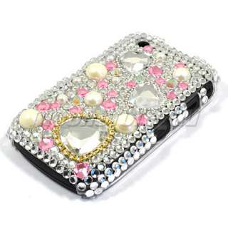   BLING RHINESTONE CRYSTAL CASE COVER FOR BLACKBERRY 8520 CURVE 9300 119