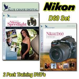  Blue Crane Digital Nikon D60 DVD 2 Pack w/ Speedlight 