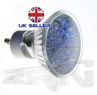 GU10 LED LAMPS ECO LOW ENERGY SAVING NEW X10 BLUE FP  