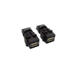  (2)Solderless Keystone USB A. USB 2.0, up to 65ft 