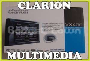 Clarion VX400 6.5 2 DIN AM/FM/CD/Bluetooth Monitor  