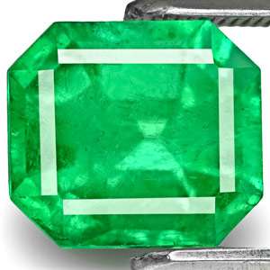 17 Carat VS Clarity Fiery Neon Green Colombian Emerald  
