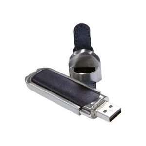  Centon 2GB USB Black Leather USB Drive