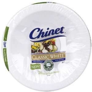  Chinet Classic White Salad/Side Dish, 20oz 20 ct
