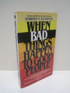 When Bad Things Happen to Good People by Harold S. Kushner  