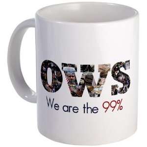  We are the 99% OWS Occupy Wall Street Protest Ceramic 